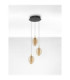 Nali Cluster Pendant Ceiling Light Champagne Brass Gold Matt Black Triac Dimmable LED 18W 1179lm 3000K-3