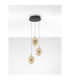 Nali Cluster Pendant Ceiling Light Champagne Brass Gold Matt Black Triac Dimmable LED 18W 1179lm 3000K-4