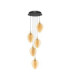 Nali Cluster Pendant Ceiling Light Champagne Brass Gold Matt Black Triac Dimmable LED 30W 1965lm 3000K-1