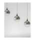 Orenda Bar Pendant Ceiling Light Smokey Matt Black Triac Dimmable LED 20W 1125lm 3000K-5