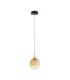 Orenda Globe Pendant Ceiling Light Champagne Brass Gold Matt Black LED 5W 250lm 3000K-1
