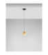 Orenda Globe Pendant Ceiling Light Champagne Brass Gold Matt Black LED 5W 250lm 3000K-3