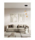 Orenda Cluster Pendant Ceiling Light Champagne Brass Gold Matt Black Triac Dimmable LED 15W 750lm 3000K-2
