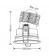 LED Recessed Tiltable Downlight, Gold, 60 deg. Beam Angle, 760lm, 3000K, IP20, DRIVER NOT INC. - 3