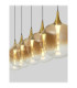 Orenda Bar Pendant Ceiling Light Champagne Brass Gold Matt Black Triac Dimmable LED 20W 1250lm 3000K-5