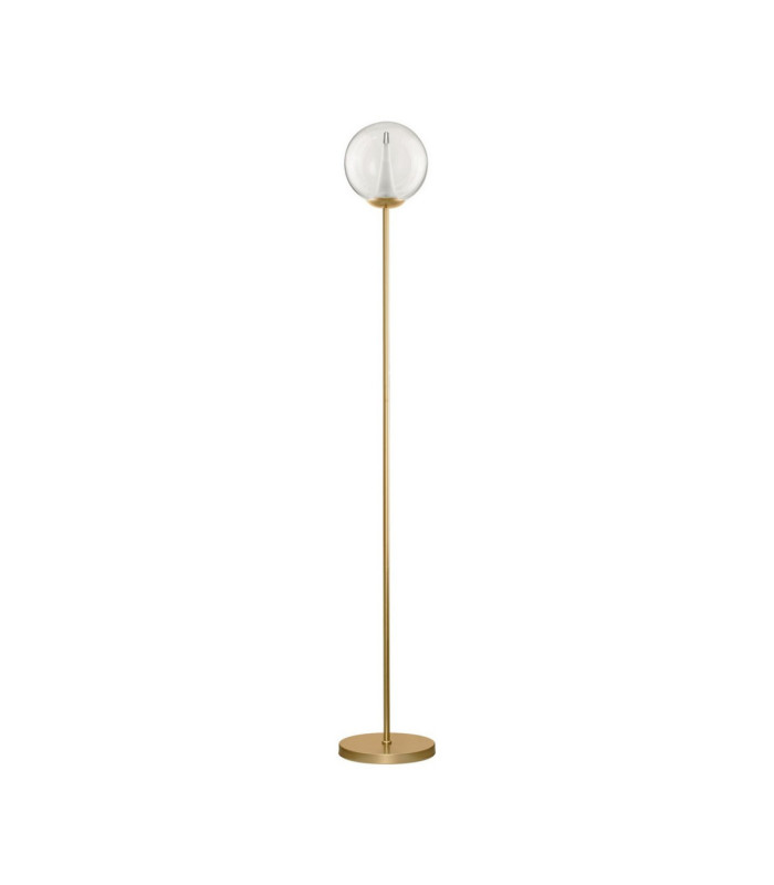 Galeo Glass Floor Lamp Clear Sandy Gold Dimmable LED 7W 506lm 3000K-1