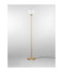 Galeo Glass Floor Lamp Clear Sandy Gold Dimmable LED 7W 506lm 3000K-3