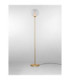 Galeo Glass Floor Lamp Clear Sandy Gold Dimmable LED 7W 506lm 3000K-4