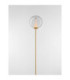 Galeo Glass Floor Lamp Clear Sandy Gold Dimmable LED 7W 506lm 3000K-6