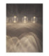 Blazik Bar Pendant Ceiling Light Clear Structured Brass Gold Triac Dimmable LED 20W 1454lm 3000K-7