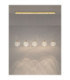 Blazik Bar Pendant Ceiling Light Clear Structured Brass Gold Triac Dimmable LED 20W 1454lm 2700K-4