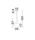 Amelia 24cm Globe Pendant Ceiling Light Clear Sandy Gold LED G9 1x5W-4