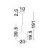Amelia Globe Pendant Ceiling Light Clear Sandy Gold LED G9 1x5W IP20-6
