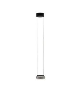 Jailyn Slim Pendant Ceiling Light Sandy Black Smokey LED 8W 320lm 3000K-1