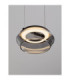 Jailyn Slim Pendant Ceiling Light Sandy Black Smokey LED 8W 320lm 3000K-5