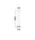 Jailyn Slim Pendant Ceiling Light Sandy Black Smokey LED 8W 320lm 3000K-6