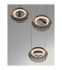 Jailyn Cluster Pendant Ceiling Light Sandy Black Smokey Triac Dimmable LED 24W 960lm 3000K-5
