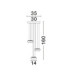 Jailyn Cluster Pendant Ceiling Light Sandy Black Smokey Triac Dimmable LED 24W 960lm 3000K-6