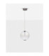 Aora Globe Pendant Ceiling Light Brushed Grey Opal Triac Dimmable LED 20W 1100lm 3000K-3