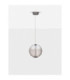 Aora Globe Pendant Ceiling Light Brushed Grey Dark Brown Triac Dimmable LED 20W 1100lm 3000K-3