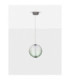 Aora Globe Pendant Ceiling Light Brushed Grey Green Triac Dimmable LED 20W 1100lm 3000K-3