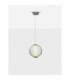 Aora Globe Pendant Ceiling Light Brushed Grey Green Triac Dimmable LED 20W 1100lm 3000K-4