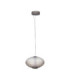 Aora Globe Pendant Ceiling Light Brushed Grey Dark Brown Triac Dimmable LED 12W 660lm 3000K-1
