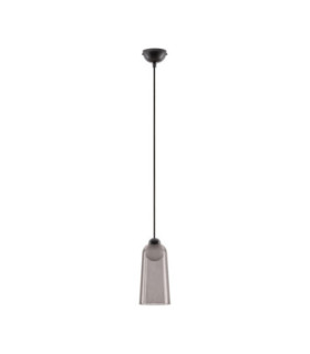 Dione Slim Pendant Ceiling Light Sandy Black Smokey LED 5W 205lm 3000K-1