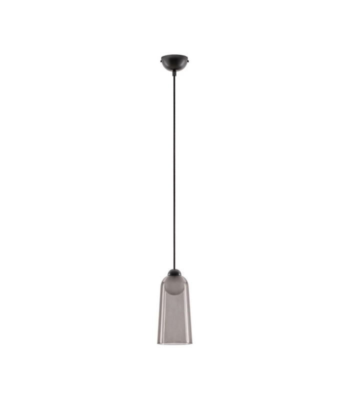Dione Slim Pendant Ceiling Light Sandy Black Smokey LED 5W 205lm 3000K-1