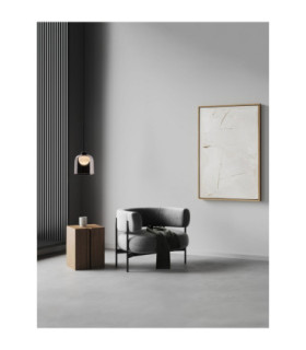 Dione Dome Pendant Ceiling Light Sandy Black Smokey LED 5W 205lm 3000K-2