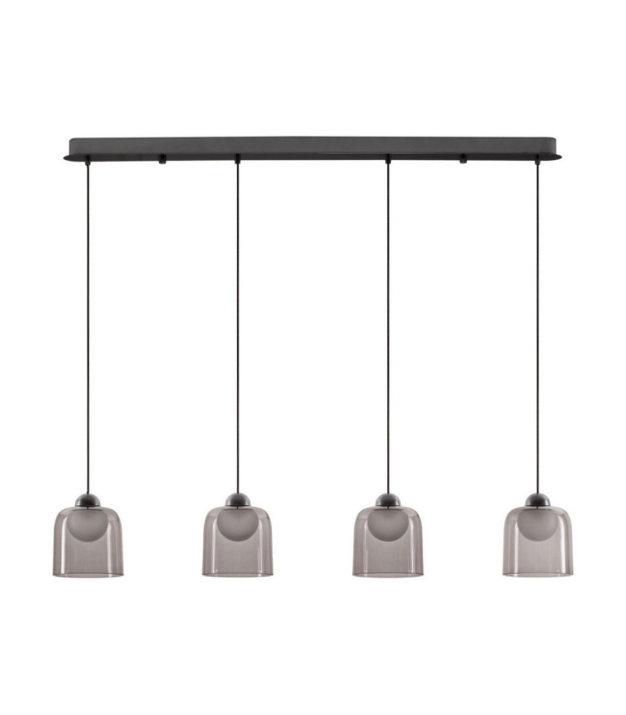 Dione Bar Pendant Ceiling Light Sandy Black Smokey LED 20W 800lm 3000K-1