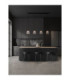 Dione Bar Pendant Ceiling Light Sandy Black Smokey LED 20W 800lm 3000K-2