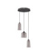 Dione Cluster Pendant Ceiling Light Sandy Black Smokey LED 15W 600lm 3000K-1