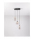Dione Cluster Pendant Ceiling Light Sandy Black Smokey LED 15W 600lm 3000K-4