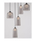 Dione Cluster Pendant Ceiling Light Sandy Black Smokey LED 25W 1010lm 3000K-5