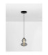 Bally Integrated LED Pendant Ceiling Light Matt Black Smokey Grey Triac Dimmable LED 12W 840lm 3000K-4