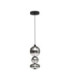 Bally Integrated LED Pendant Ceiling Light Matt Black Smokey Grey Triac Dimmable LED 20W 1400lm 3000K-1