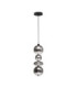 Bally Integrated LED Pendant Ceiling Light Matt Black Smokey Grey Triac Dimmable LED 36W 2520lm 3000K-1