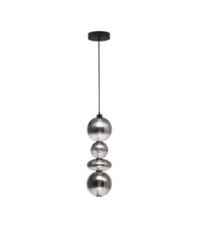 Bally Integrated LED Pendant Ceiling Light Matt Black Smokey Grey Triac Dimmable LED 36W 2520lm 3000K-1