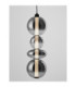 Bally Integrated LED Pendant Ceiling Light Matt Black Smokey Grey Triac Dimmable LED 36W 2520lm 3000K-6