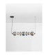 Bally Bar Pendant Ceiling Light Matt Black Smokey Grey Triac Dimmable LED 40W 2800lm 3000K-4