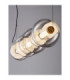 Bally Bar Pendant Ceiling Light Matt Black Smokey Grey Triac Dimmable LED 40W 2800lm 3000K-6