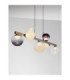 Silenzio Bar Pendant Ceiling Light Brushed Nickel Clear Opal Smokey Purple Triac Dimmable LED 40W 2615lm 3000K-5