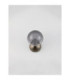 Silenzio Globe Wall Lights Brushed Nickel Smokey LED 6W 265lm 3000K-3