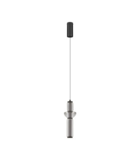 Ulon Slim Pendant Ceiling Light Smokey Grey Matt Black Triac Dimmable LED 13W 715lm 3000K-1