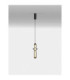 Ulon Slim Pendant Ceiling Light Smokey Grey Matt Black Triac Dimmable LED 13W 715lm 3000K-4