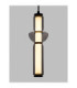 Ulon Slim Pendant Ceiling Light Smokey Grey Matt Black Triac Dimmable LED 13W 715lm 3000K-5