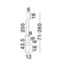 Ulon Slim Pendant Ceiling Light Smokey Grey Matt Black Triac Dimmable LED 15W 825lm 3000K-6