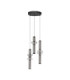 Ulon Cluster Pendant Ceiling Light Smokey Grey Matt Black Triac Dimmable LED 37W 2035lm 3000K-1