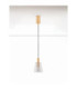 Imatia Slim Pendant Ceiling Light Smokey Brass Gold LED 7W 192lm 3000K-3